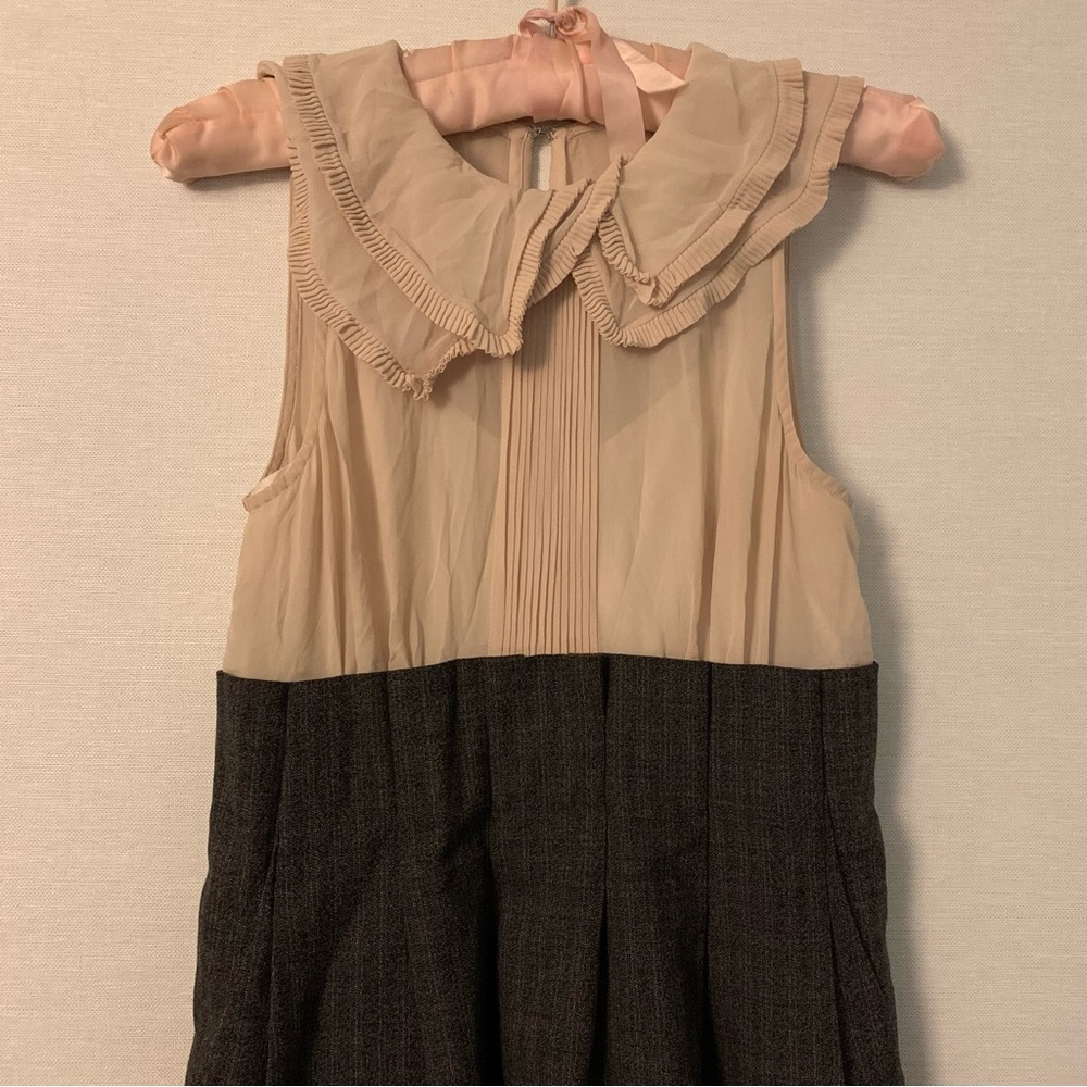 BCBGmaxazria Dress with Ruffle Collar